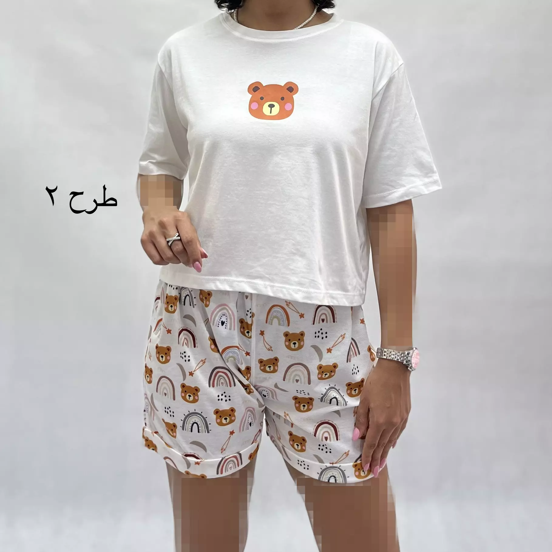 ست تیشرت و شورتک عروسکی 00812376023